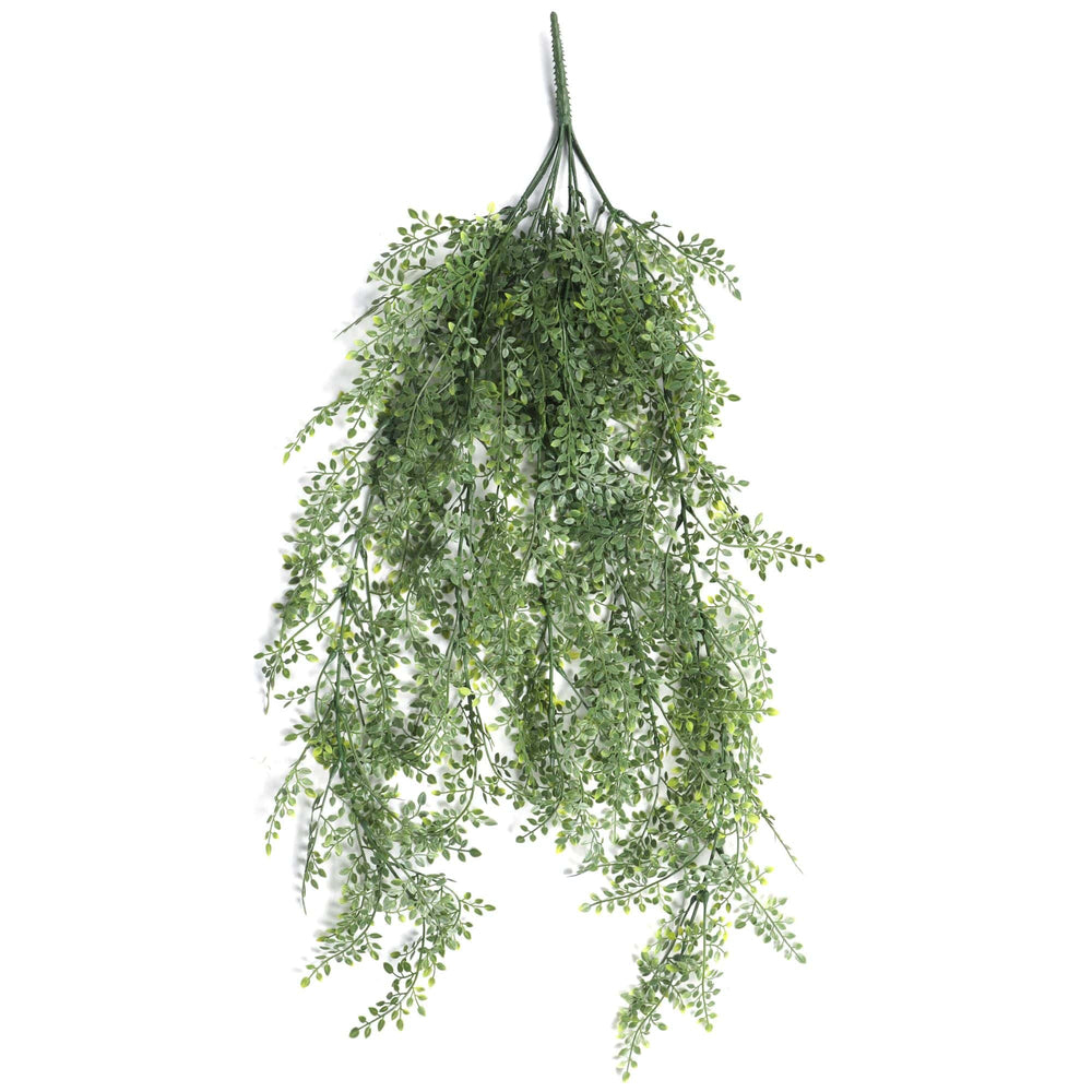 Artificial Hanging Plant (Maiden Hair Fern) UV Resistant 90cm - Designer Vertical Gardens artificial green wall sydney artificial vertical garden melbourne