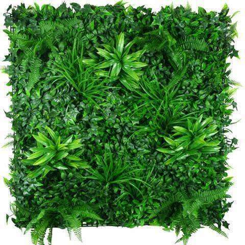 Green Sensation Artificial Vertical Garden / Fake Green Wall 1m x 1m UV Resistant - Designer Vertical Gardens artificial garden wall plants artificial green wall australia