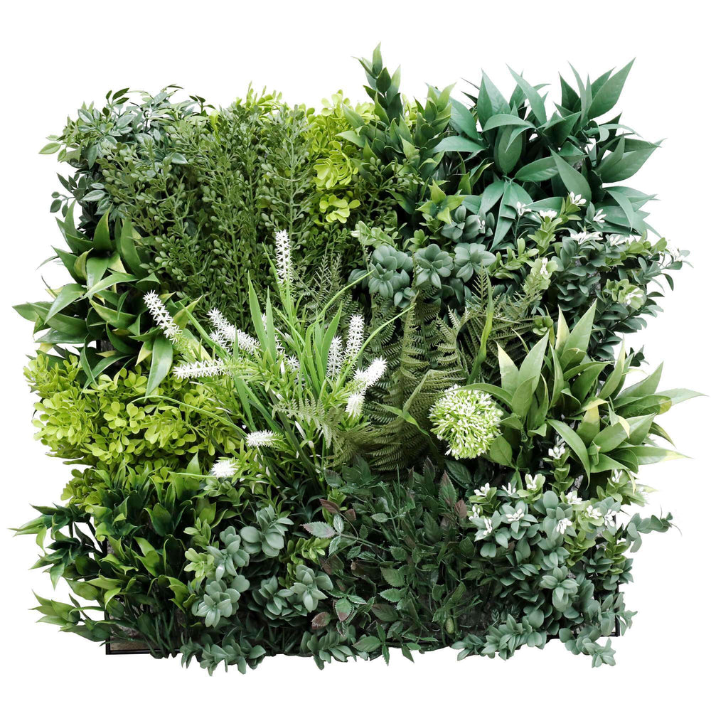 Platinum Garden of Eden Artificial Vertical Garden 45cm x 45cm UV Resistant - Designer Vertical Gardens artificial garden wall plants artificial green wall australia