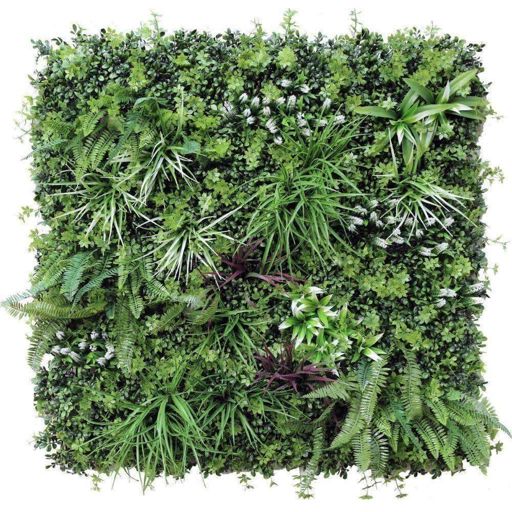 Vista Green Artificial Vertical Garden / Fake Green Wall 100cm x 100cm UV Resistant - Designer Vertical Gardens artificial garden wall plants artificial green wall australia