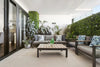 Luxury Mixed Ivy Artificial Hedge Panel 1m x 1m – SGS UV Resistant - lifestyle image