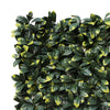 Lemon Leaf Artificial Hedge Panel 1m x 1m – SGS UV Resistant - overhead view