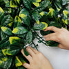 Lemon Leaf Artificial Hedge Panel 1m x 1m – SGS UV Resistant - front view