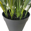 Potted Artificial Grass Plant Dense Green Grass UV Resistant 38cm