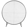 Sturdy Circular Flower Wall / Event Stand 200cm Diameter (Black Frame)