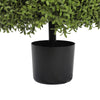 Premium Potted Artificial Square Topiary Plant 55cm UV Resistant
