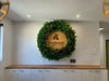 150cm Tropical Green Artificial Vertical Garden Disc - Designer Vertical Gardens artificial garden wall plants artificial green wall australia