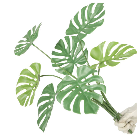 Artificial Monstera Split Leaf Philodendron Plant Stem 60cm UV Resistant