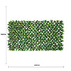 Premium Laurel Leaf Artificial Hedge Extendable Trellis / Screen 2 Meter By 1 Meter UV Resistant (PVC)