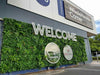 Luxury Green Meadows Vertical Garden Green Wall Panel 1m x 1m – SGS UV Resistant - back view