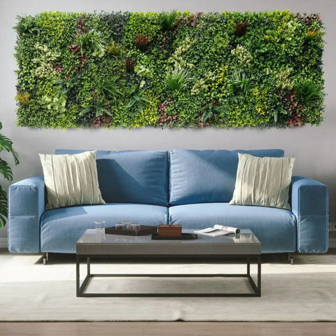 Luxury Triptych Vertical Garden / Living Wall Set 3 Of Pieces 1m X 1m (3 SQM Set) UV Resistant