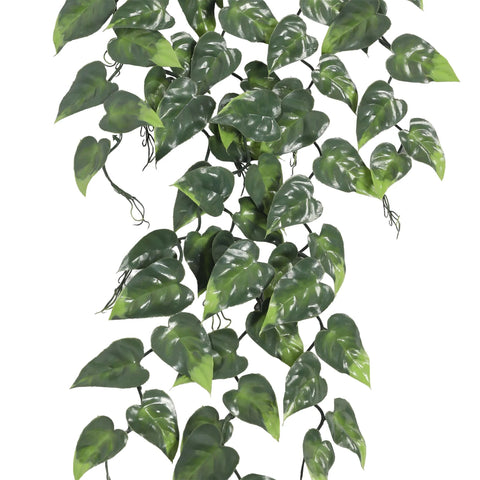 Hanging Artificial Pothos / Philodendron Plant UV Resistant 85cm