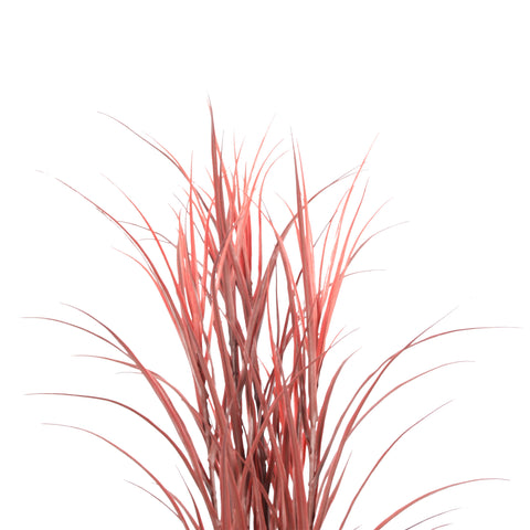 Premium Potted Burgundy Artificial Long Grass (Yucca Grass / Reed Grass) 180cm UV Resistant