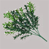 (5 Pack) Artificial Stem Flowering Boxwood Fake Plant 30cm - Designer Vertical Gardens Artificial boxwood stems Artificial flower stems