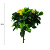 5 Pack Flowering Yellow Rose Stem UV Resistant 30cm - Designer Vertical Gardens artificial flowers for centerpieces artificial garden wall plants