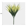 5 Pack - UV Yellow Tipped Grass Stem - 35cm - Designer Vertical Gardens artificial garden wall plants artificial green wall australia