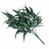 5 - packs Dark Green Tipped Willow Oak Stem UV Resistant 30cm - Designer Vertical Gardens artificial garden wall plants artificial green wall installation