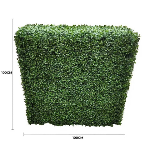 Portable Boxwood Hedge UV Resistant 100cm Long X 100cm High