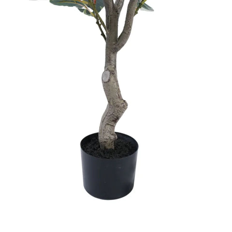 Artificial Bushy Variegated Ficus Tree (Rubber Tree) 120cm