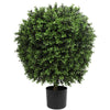 76cm UV Resistant Artificial Topiary Shrub | Compact Faux Hedyotis for Outdoor & Indoor - Designer Vertical Gardens artificial green wall sydney artificial hedges sydney