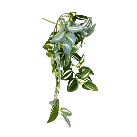 Artificial Hanging / Draping Tradescantia Zebrina 42cm