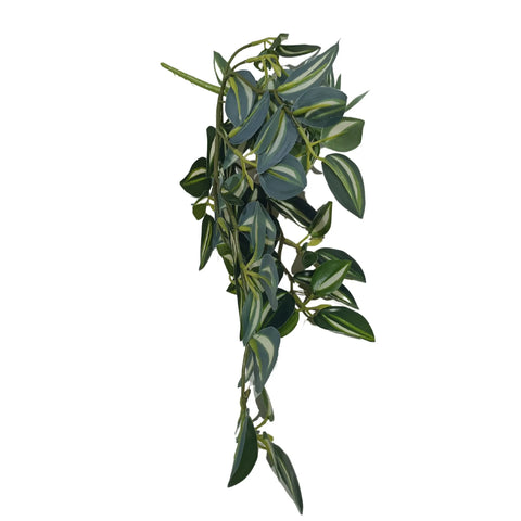 Artificial Hanging / Draping Tradescantia Zebrina 42cm