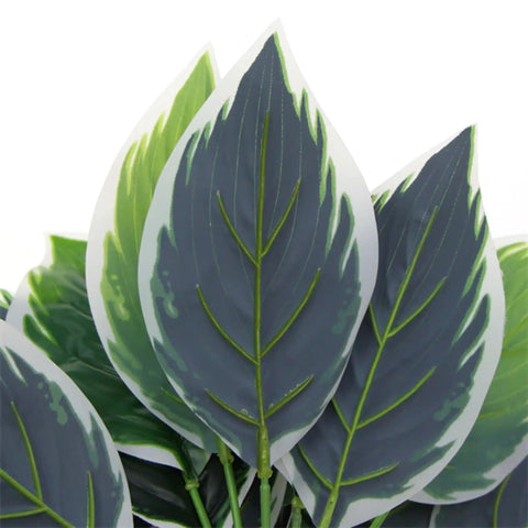 Dense Potted Artificial Calathea Plant 35cm