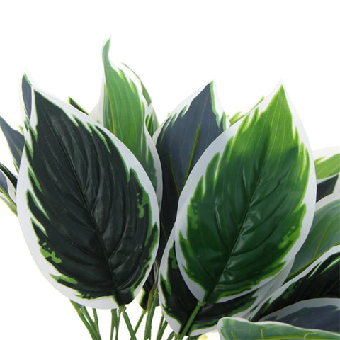 Dense Potted Artificial Calathea Plant 35cm