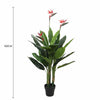 Artificial Bird Of Paradise Plant 150cm (Red Flowers) - back view