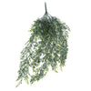 Artificial Hanging Ruscus Leaf Plant UV Resistant 90cm - side view