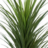 detailed view of layered artificial yucca grass leaves with realistic texture for designer vertical garden use