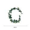 Long Two-tone Ivy Garland UV Treated 190cm - back view