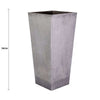 Tall Tapered Square Planter 70cm - detail view