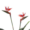 Artificial Bird Of Paradise Plant 110cm (Red Flowers) - Designer Vertical Gardens Flowering plants indoor