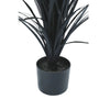 Artificial Black Yucca Grass 115cm - UV Resistant Premium Potted Plant - Designer Vertical Gardens Artificial Trees Dracena & Artificial Yucca