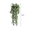 Artificial Cascading Jasmine Vine – UV Resistant & Fire Safe (20cm x 76cm) - Designer Vertical Gardens artificial hanging ferns hanging fern