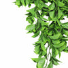 Artificial Dense Hanging Flowering Pothos Bush Vivid Green UV Resistant and Fire Rated 27cm x 72cm - Designer Vertical Gardens artificial hanging ferns hanging fern