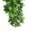 Artificial Dense Hanging Flowering Pothos Bush Vivid Green UV Resistant and Fire Rated 27cm x 72cm - Designer Vertical Gardens artificial hanging ferns hanging fern