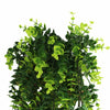 Artificial Dense Hanging Lush Green Eucalyptus Garland Bush UV Resistant and Fire Rated 18cm x 77cm - Designer Vertical Gardens hanging fern hanging garland