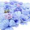 Artificial Flower Wall Backdrop Panel 40cm X 60cm Mixed Lilac Flowers - Designer Vertical Gardens Artificial hedge panels artificial vertical garden melbourne