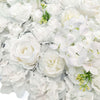 Artificial Flower Wall Backdrop Panel 40cm X 60cm Mixed Whites - Designer Vertical Gardens Artificial vertical garden wall panel flowering
