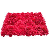 Artificial Flower Wall Backdrop Panel 40cm X 60cm Romantic Red - Designer Vertical Gardens artificial green walls with flowers Flowering plants