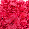 Artificial Flower Wall Backdrop Panel 40cm X 60cm Romantic Red - Designer Vertical Gardens artificial green walls with flowers Flowering plants