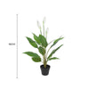 Artificial Flowering White Peace Lily / Calla Lily 95cm - Designer Vertical Gardens Artificial flower bouquet artificial peace lily