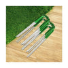 Artificial Grass Roll Pegs / Fake Grass Galvanized Metal Pegs With Green Top 10 Pieces - Designer Vertical Gardens artificial green wall installation Installation Equipment