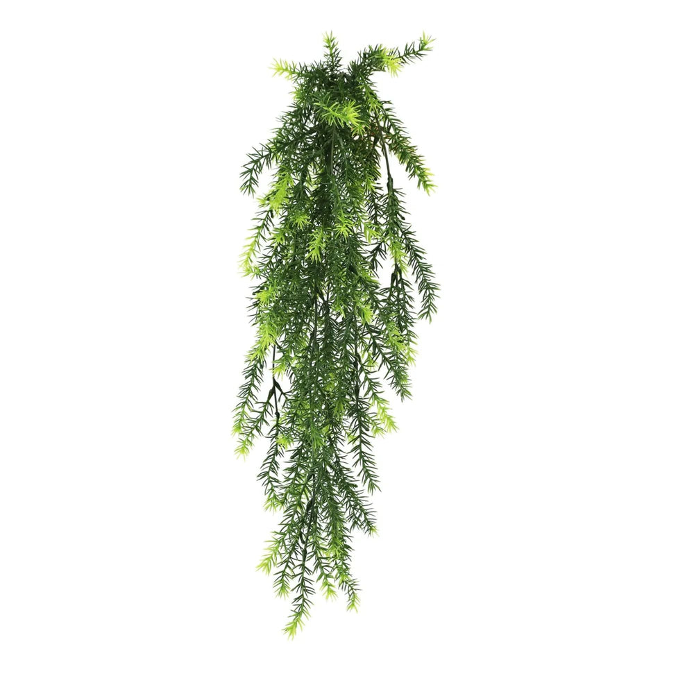 Artificial Hanging Cedar Vine Garland Bush UV Resistant and Fire Rated 20cm x 76cm - Designer Vertical Gardens artificial hanging ferns hanging fern