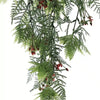 Artificial Hanging Christmas Myrtle And Flowering Holly UV Resistant 78cm - Designer Vertical Gardens artificial flower backdrop Artificial flower bouquet