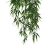 Artificial Hanging Dark Green Hanging Bamboo Leaf Garland Bush UV Resistant and Fire Rated 17cm x 76cm - Designer Vertical Gardens artificial hanging ferns hanging fern