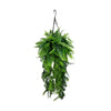 Artificial Hanging Fern Display – UV Resistant (45cm x 125cm) - Designer Vertical Gardens artificial hanging ferns hanging plants