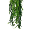 Artificial Lush Fern Hanging Basket – UV Resistant (35cm x 125cm) - Designer Vertical Gardens hanging